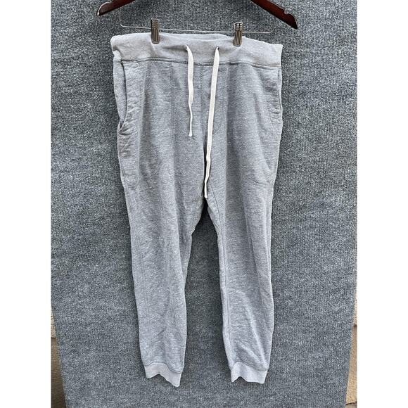 Current/Elliott Pants Womens Small Charcoal Heather Vintage Fleece Jogger USA - Picture 1 of 9